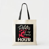 Jongens Funny Instructor Pilates Exercise Lover Tote Bag (Voorkant)