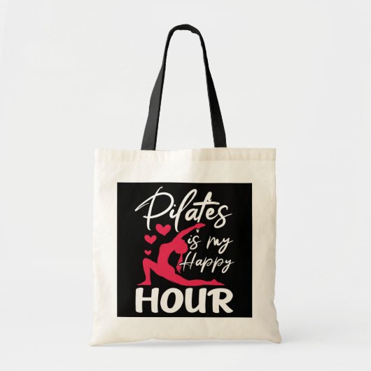 Jongens Funny Instructor Pilates Exercise Lover Tote Bag (Voorkant)