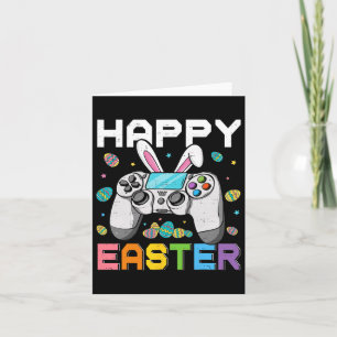Jongens Gamer Fijne Pasen Videogames Konijn Gami Kaart