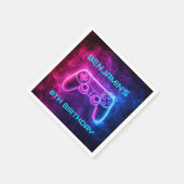 Jongens Gaming Controller Verjaardagsfeest Servet (Hoek)