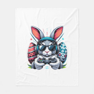 Jongens Gelukkige Pasen Dag Konijn Ei Videospel Ki Fleece Deken