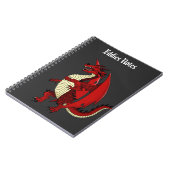 Jongens, gepersonaliseerde notebookdraak, mythisch notitieboek (Linkerzijde)