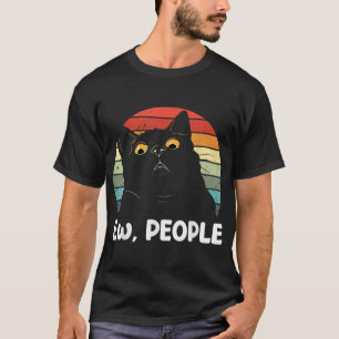Jongens grappige Black Cat minnaar voor vrouwen ma T-shirt