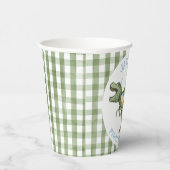 Jongens Groene Stomp Chomp Roar Dinosaurus 1e verj Papieren Bekers (Rechts)