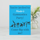 Jongens Gymnastics Birthday Party (Staand voorkant)