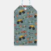 Jongens Heet Auto Verjaardag | Favoriet Koele Vlam Cadeaulabel (Achterkant)