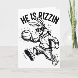 Jongens Hij Is Opgewekt Konijn Gezicht Zonnebril B Kaart
