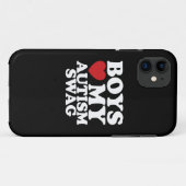 Jongens houden van mijn autisme Swag Bewustzijn Ha Case-Mate iPhone Case (Achterkant (horizontaal))