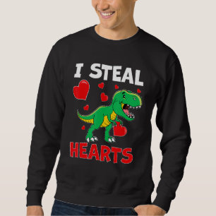 Jongens Ik steel harten Dinosaurius liefhebber Kin Trui
