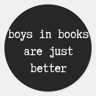 Jongens in Boeken zijn alleen maar betere stickers