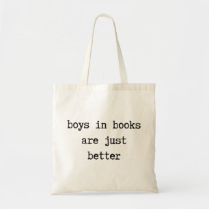 Jongens in Boeken zijn gewoon betere Canvas tas