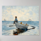 Jongens in een Dory | Winslow Homer Poster (Voorkant)