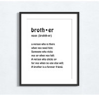 Jongens kamer muur kunst broer definitie