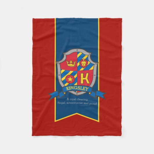 Jongens Kingsley of K naam en betekenis deken (Voorkant)