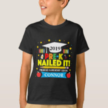 Jongen's laatste dag van Pre-K Nailed IT T-shirt
