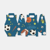 Jongens Leuke Sport Thema Kids Verjaardagsfeestje Bedankdoosjes (Uitgevouwen)