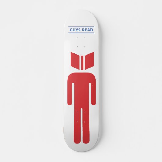 Jongens lezen Skateboard (Voorkant)