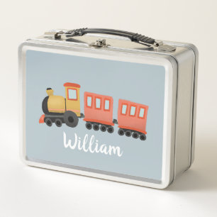 Jongens Lief Blauwe Moderne Trein Reizen School