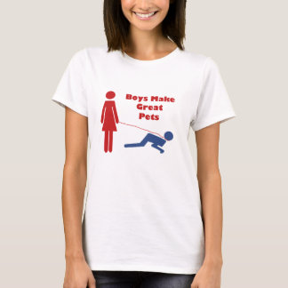 Jongens maken geweldige huisdieren T-shirt