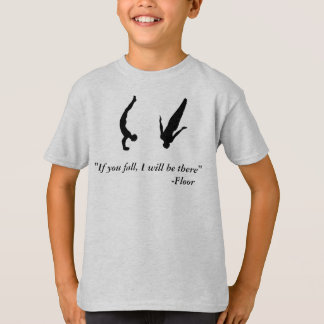 Jongens Mannen gymnastiek met trampoline shirt
