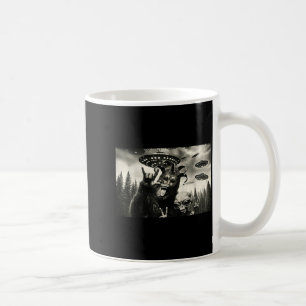 Jongens Mardi Gras Bigfoot Alien Selfie Koffiemok