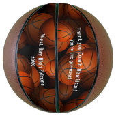 jongens meisjes dank jullie voor de herdenking mini basketbal (Verticaal)