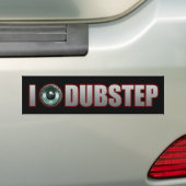 jongens meisjes DUBSTEP Bumpersticker (Op auto)