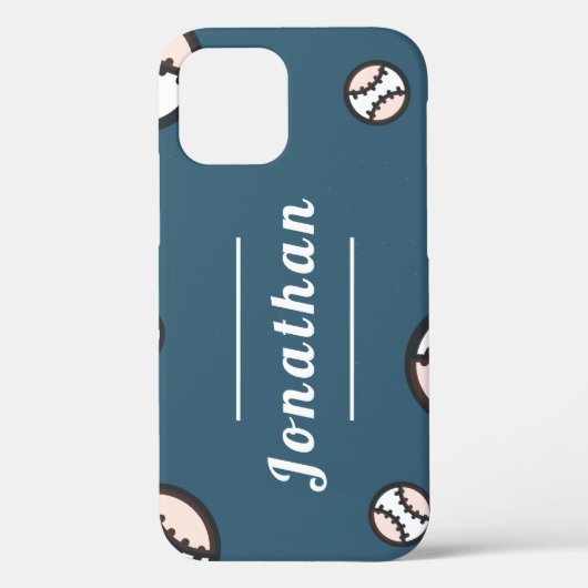 Jongens Meisjes Honkbal Gepersonaliseerde Spelers  Case-Mate iPhone Case (Achterkant)