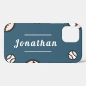 Jongens Meisjes Honkbal Gepersonaliseerde Spelers  Case-Mate iPhone Case (Achterkant (horizontaal))