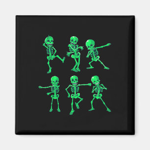 Jongens Meisjes Kinder Dansende Skeletten Dans Cha Magneet