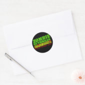 Jongens Meisjes Ondode Zombies Grappig Zombie shir Ronde Sticker (Envelop)