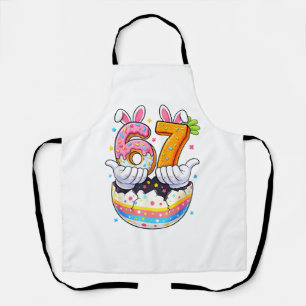 Jongens Meisjes Pasen Eieren Grappige Konijn Zes Z Schort