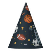 Jongens Modern Sport Verjaardagsfeest Feesthoedjes (Links)