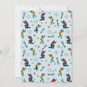 Jongens Moderne Paintball Splatter Party Kinderen Kaart (Achterkant)