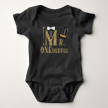 Jongens Mr ONEderful 1e verjaardagshirts