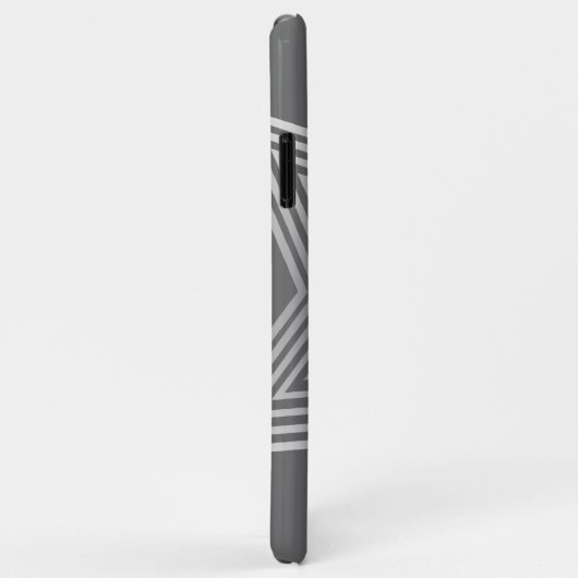 Jongens naam rockstar kinder grijze telefooncel Case-Mate iPhone case (Achterkant/rechts)