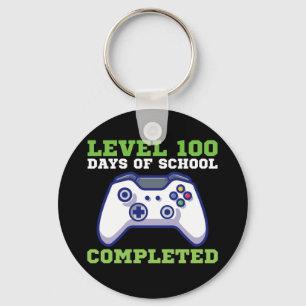 Jongens Niveau 100 Dagen School Voltooid Sleutelhanger