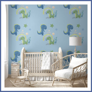 Jongen's Nursery Dinosaurs bij Play Peel & Stick Behang