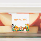 Jongens Oerwoud Bedankt Labels (Aangebracht)