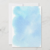 Jongens onder het Baby shower Zee Kaart (Achterkant)