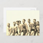 Jongens op een helling briefkaart (Voorkant / Achterkant)