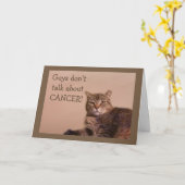 Jongens praten niet over kanker kaart (Gele Bloem)