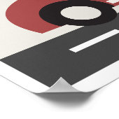 Jongens Rode Race Auto Verjaardagsfeest Poster (Hoek)