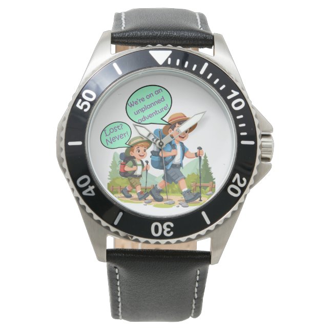 Jongens Rugzak Adventure Horloge (Voorkant)