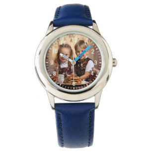 Jongens Schattige Blauw Kinder Gift Broers en Zuss Horloge