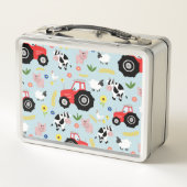 Jongens Schattige Boerderij Tractor en Dieren Peut (Achterkant)