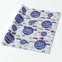 Jongens Schattige Happy Birthday Car Pattern Kinde