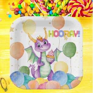 Jongens Schattige Modern Dragon Kinder Papier Bord