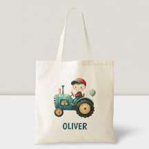 Jongens Schattigee Groene Tractor Gepersonaliseerd
