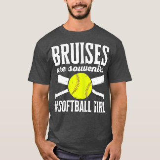Jongens Softball Player Funny Bruises zijn souveni T-shirt